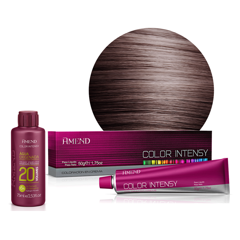 kit color intensy 4.0 castanho médio + OX 20